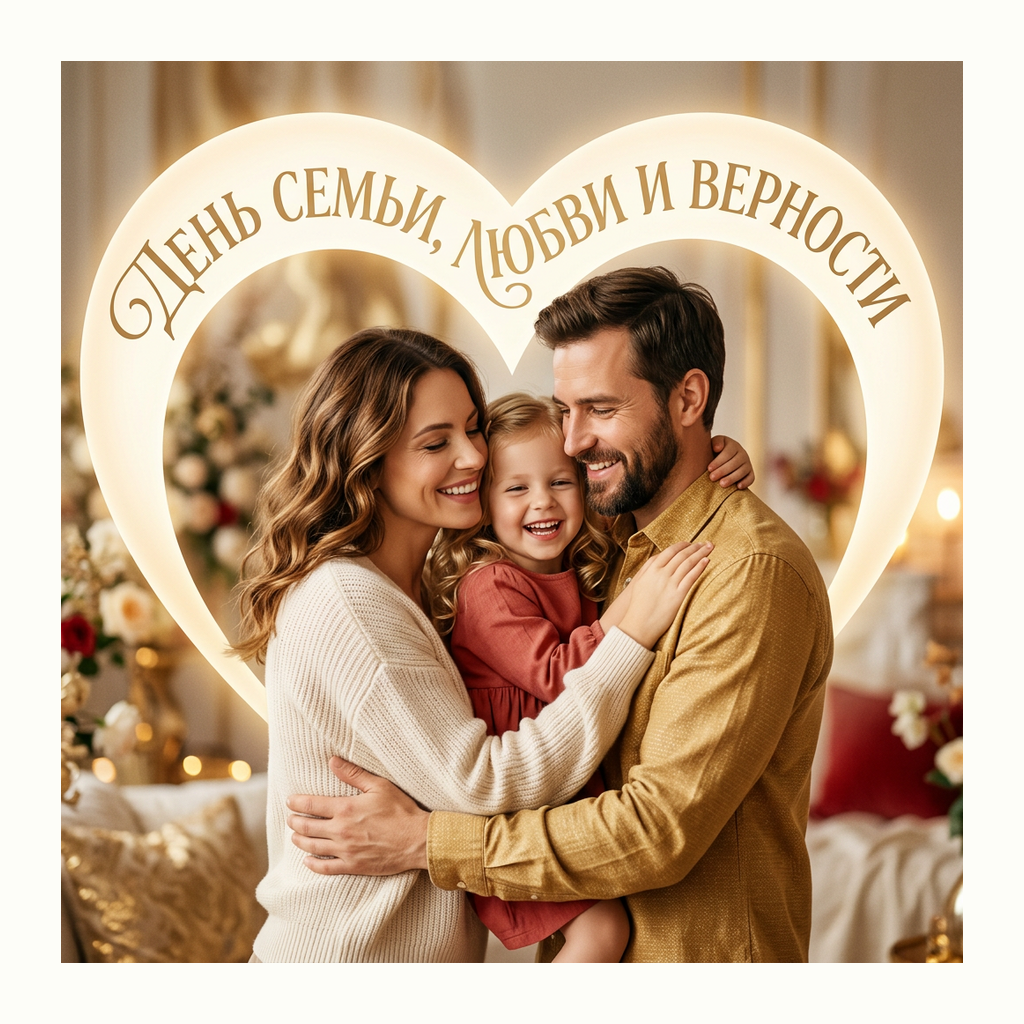 Открытки: День семьи, любви и верности — Глянцевый журнал