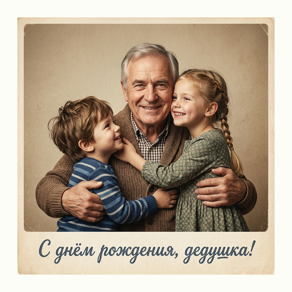Открытки дедушке — Ретро