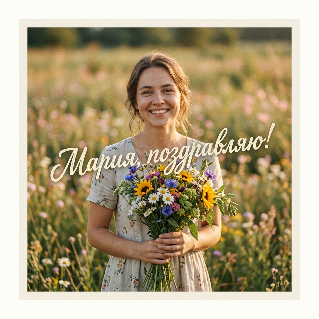 Открытки Марии — Ретро
