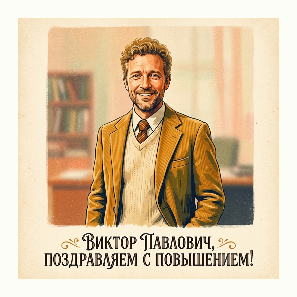 Открытки начальнику — Ретро