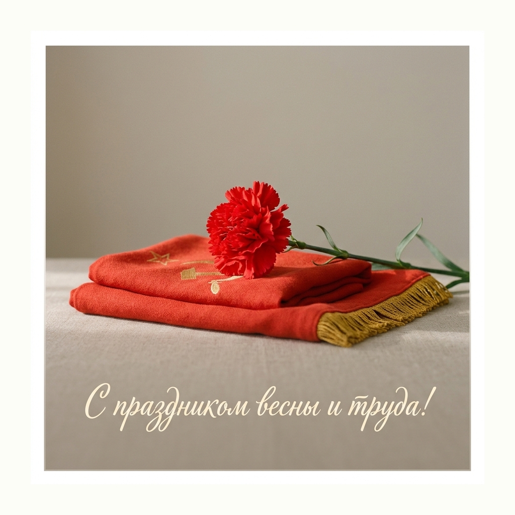 Открытки: Праздник весны и труда — Фотореализм