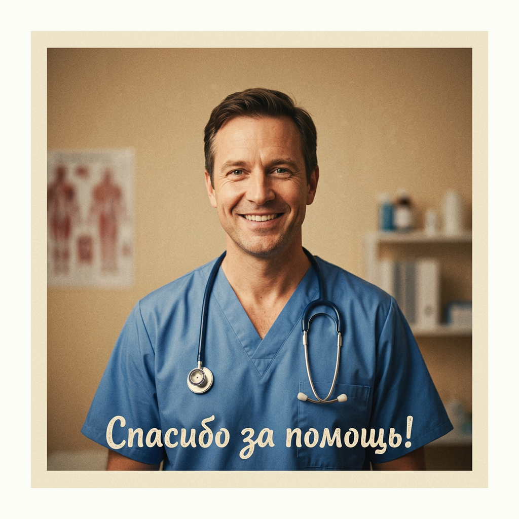 Открытки врачу — Ретро