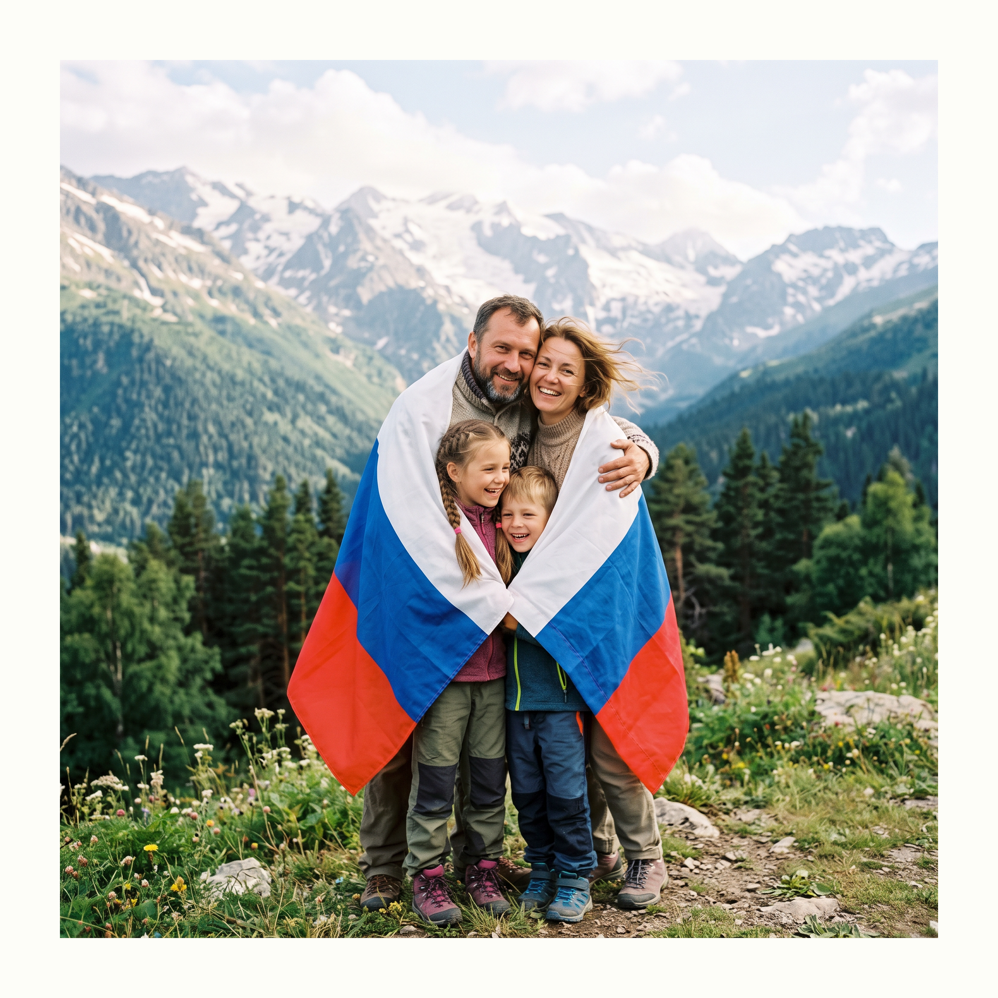 Открытки: День России — Фотореализм