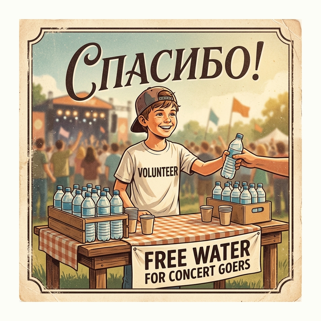 Открытки: День добровольца (волонтера) — Ретро