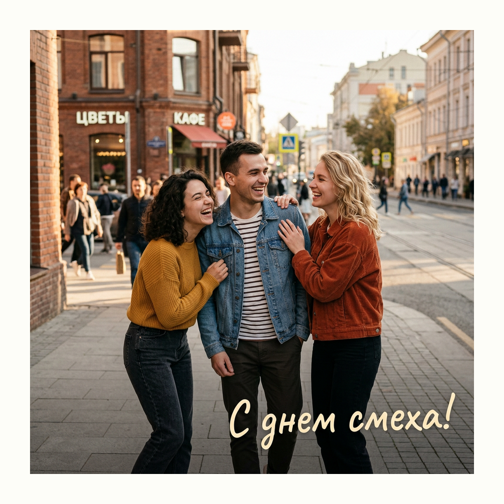 Открытки: День смеха — Фотореализм