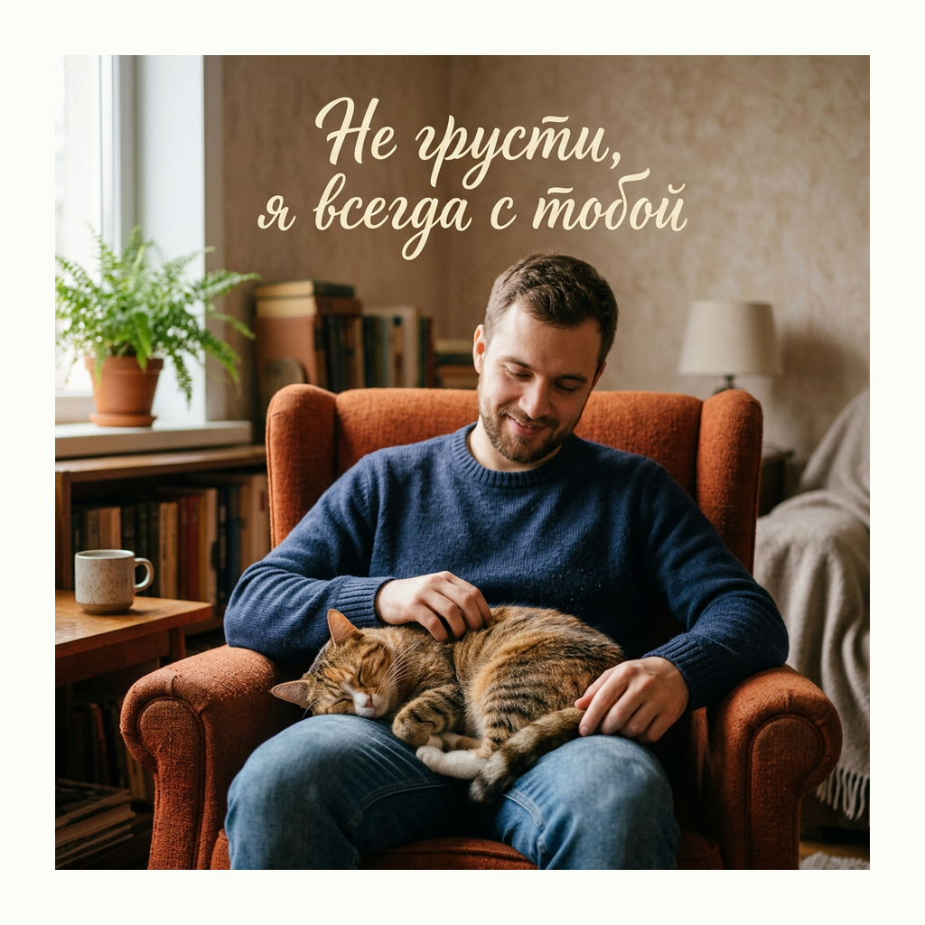 Открытки: Поддержка в трудный момент — Фотореализм