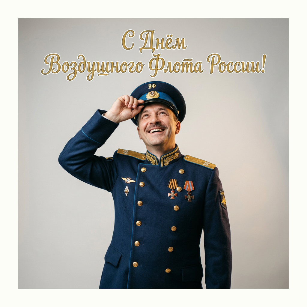 Открытки: День Воздушного Флота России — Фотореализм