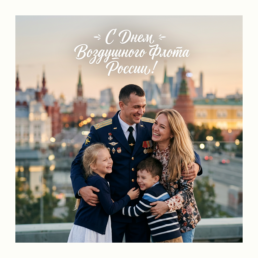 Открытки: День Воздушного Флота России — Фотореализм