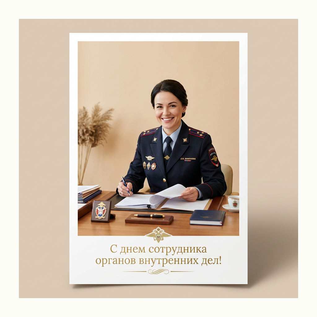 Открытки: День сотрудника органов внутренних дел — Глянцевый журнал