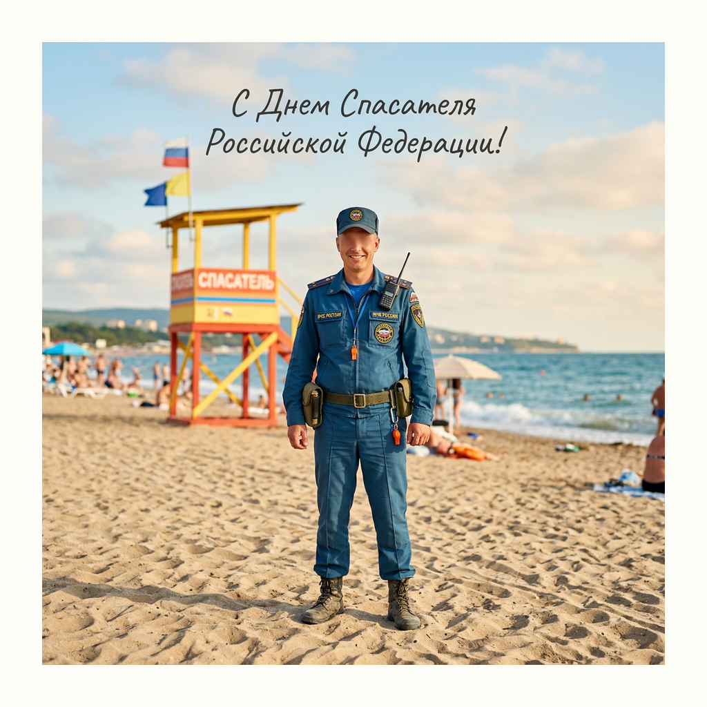 Открытки: День спасателя Российской Федерации — Фотореализм