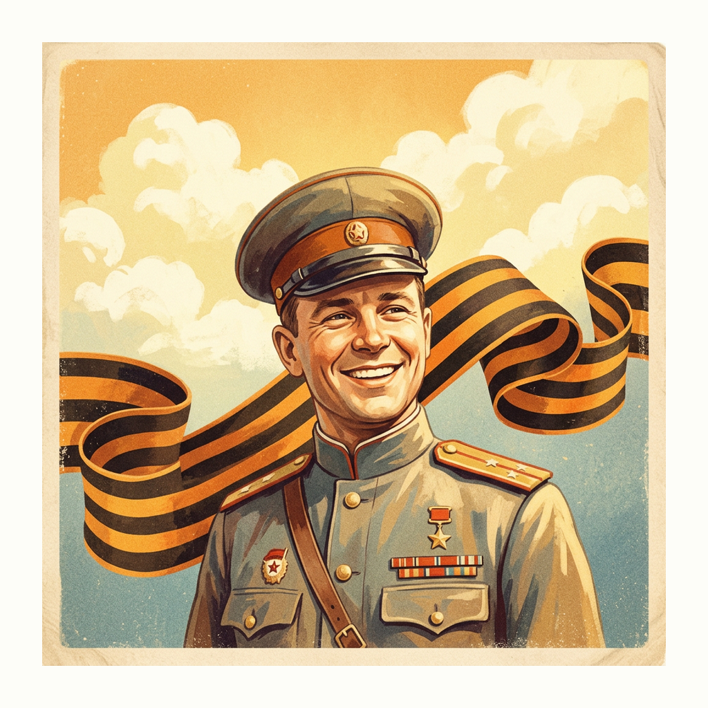 Открытки: 23 февраля — Ретро