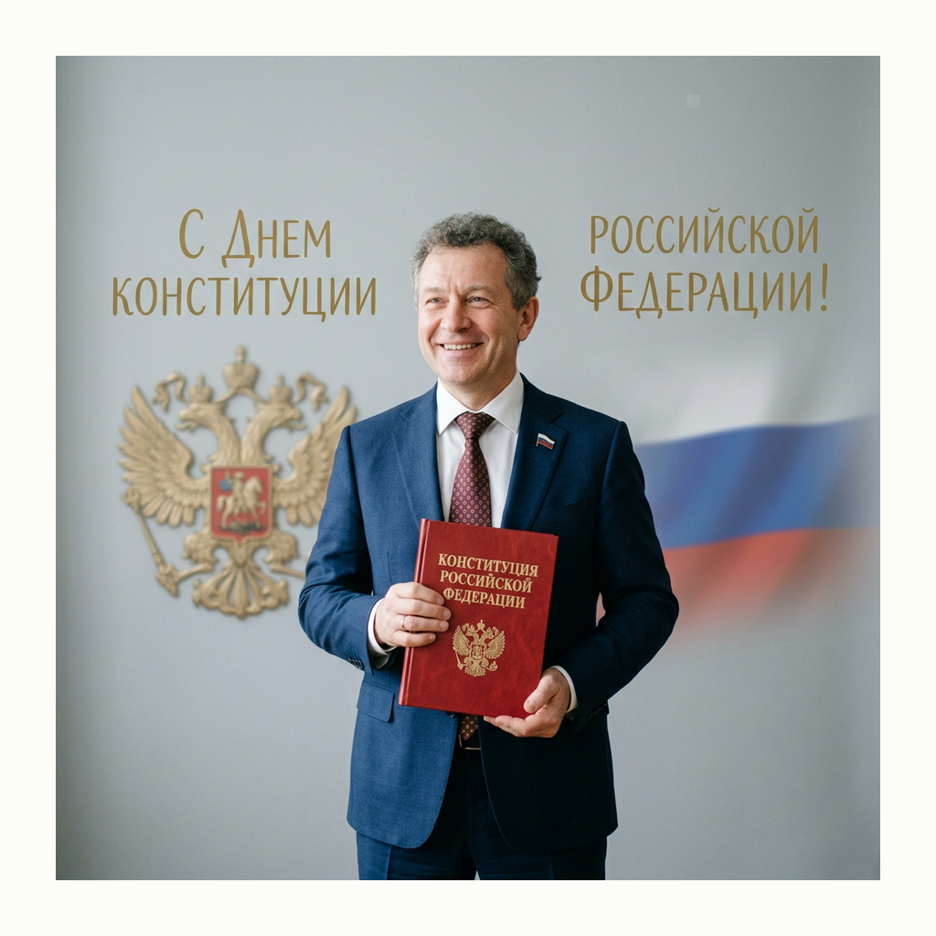 Открытки: День Конституции Российской Федерации — Фотореализм