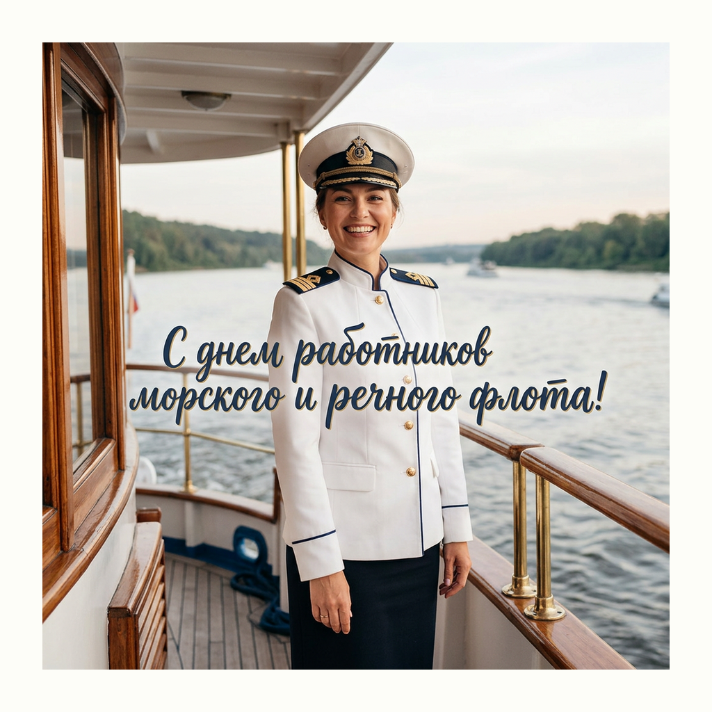 Открытки: День работников морского и речного флота — Глянцевый журнал
