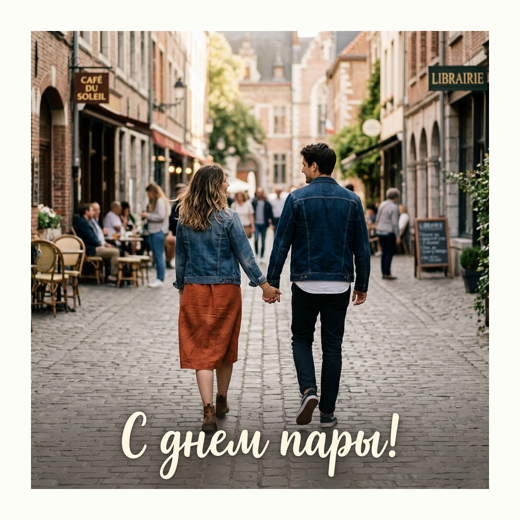 Открытки: День семьи для пары — Фотореализм