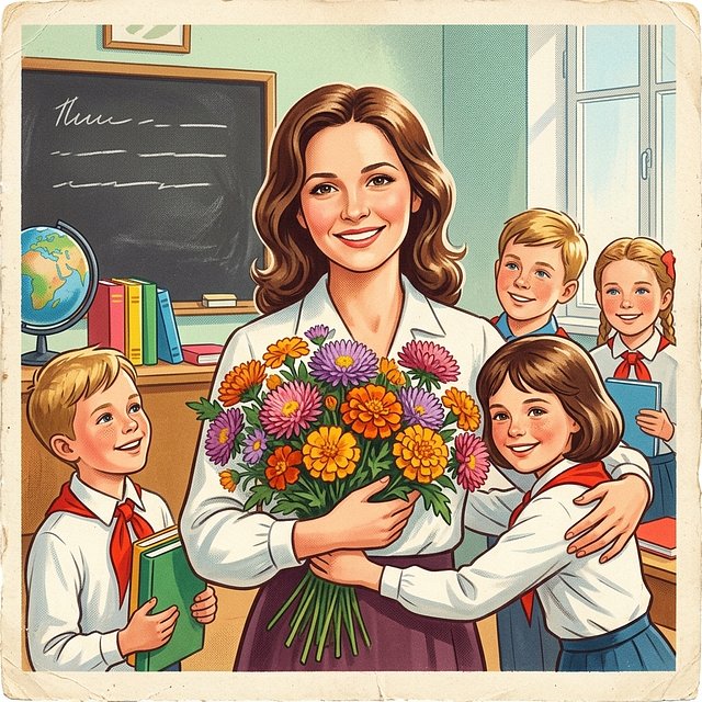День учителя — Винтаж СССР
